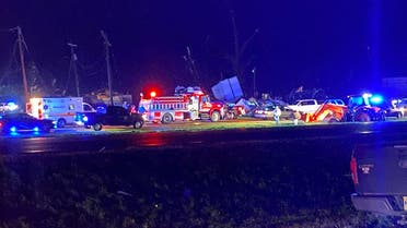 The official Twitter account of the Mississippi Emergency Management Agency, released photos of the damage caused by the tornado. (Twitter/@MSEMA)