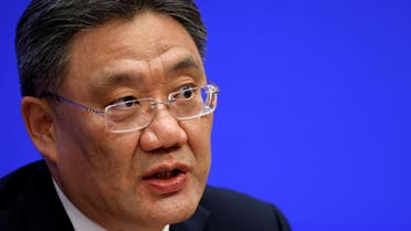 Chinese Commerce Minister Wang Wentao speaks during a State Council Information Of-fice news conference in Beijing, China. (File photo: Reuters)