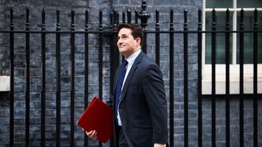 British Minister of State (Minister for Veterans' Affairs) Johnny Mercer walks on Downing Street in London, Britain January 17, 2023. REUTERS