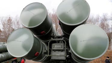 A view shows a new S-400 “Triumph” surface-to-air missile system after its deployment at a military base outside the town of Gvardeysk near Kaliningrad, Russia, on March 11, 2019. (Reuters)