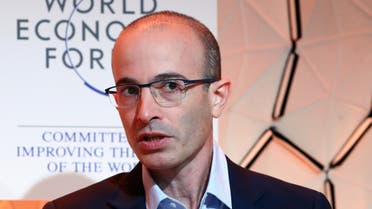 Yuval Noah Harari at the Davos economic forum in 2020. (Reuters)