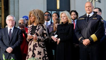 U.S. first lady Jill Biden attends a vigil after a deadly shooting at the Covenant School in Nashville, Tennessee, US March 29, 2023. (Reuters)