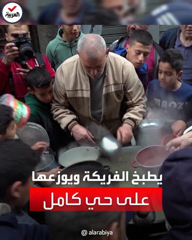 "الفريكة باللحمة".. عادة رمضانية لطهي وجبات مجانية في أزقة قطاع غزة