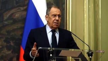 روسی وزیر خارجہ سرگئی لاروف۔ فرانس پریس