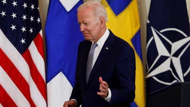 President Joe Biden delivers remarks prior to signing documents endorsing Finland's and Sweden's accession to NATO, at the White House, August 9, 2022. (Reuters)