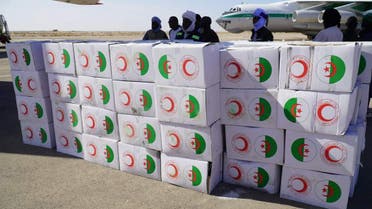 المساعدات الجزائرية لحظة إرسالها