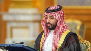 Saudi Arabia’s Crown Prince Mohammed bin Salman chairs a Cabinet session held at the al-Salam Palace in Jeddah. (SPA)