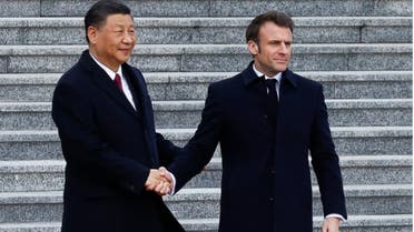 ماكرون والرئيس الصيني