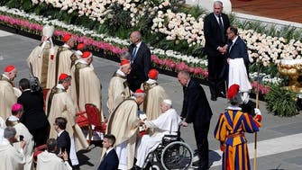 Pope Francis opens celebrations in flower-adorned Vatican square