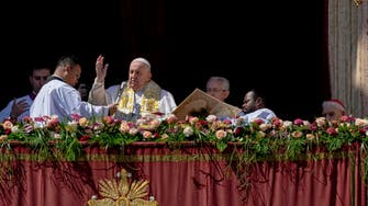 Pope appeals to Russians on Ukraine, decries Middle East violence, in Easter message