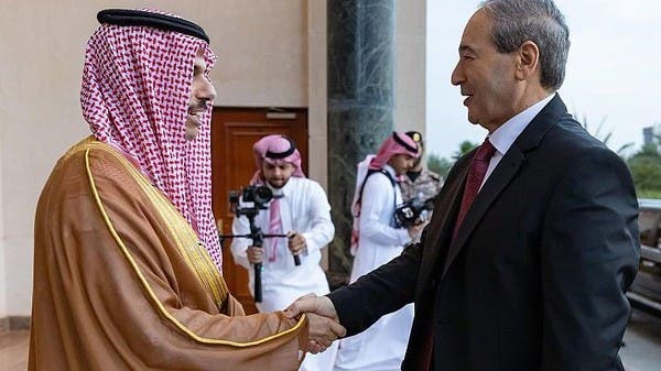 The foreign ministers of Saudi Arabia and Syria are discussing in Jeddah the steps to return Damascus to its Arab surroundings