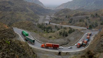 Pakistan landslide buries over 20 trucks, kills at least two