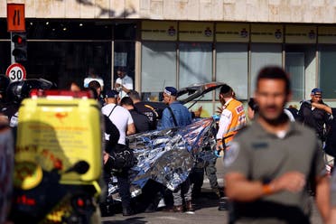 من حادث الدهس في القدس - رويترز