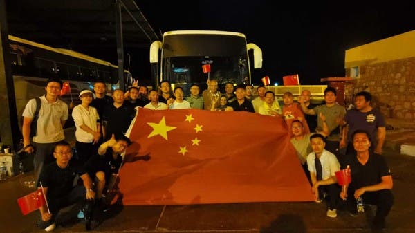 Egypt receives first group of Chinese nationals returning from Sudan