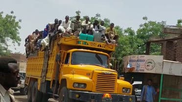 من عمليات النزوح بسبب الحرب في السودان