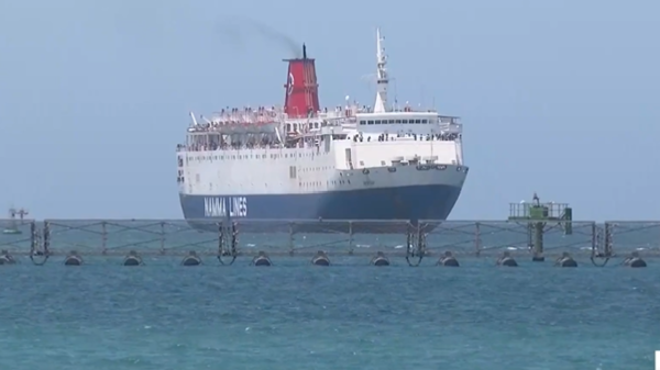 The largest evacuation from Sudan.. The Saudi ship “Amana” arrives in Jeddah