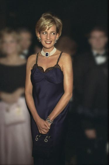 Princess Diana at the 1996 Met Gala. (Twitter)