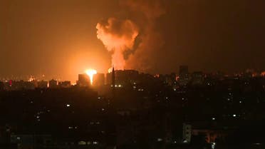 مشاهد من قطاع غزة أثناء قصف الجيش الإسرائيلي على مواقع تابعة للفصائل الفلسطينية  #العربية
