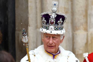 Britain's King Charles leaves Westminster Abbey following his coronation ceremony in London, Britain May 6, 2023. REUTERS/Lisi Niesner TPX IMAGES OF THE DAY