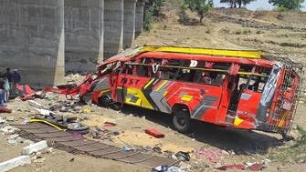 At least 10 dead after bus carrying Hindu pilgrims skids off bridge in Kashmir 