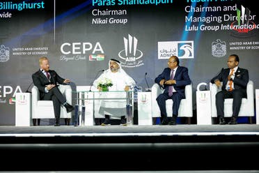 The panel discussion titled “UAE and India’s historic and future trade bond.” (WAM)