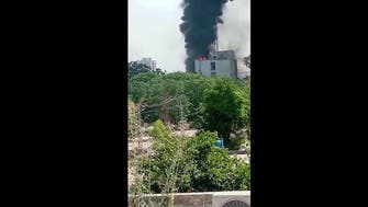 ریڈیو پاکستان پشاور کی عمارت پر ’شرپسندوں‘ کا حملہ، عمارت نذر آتش