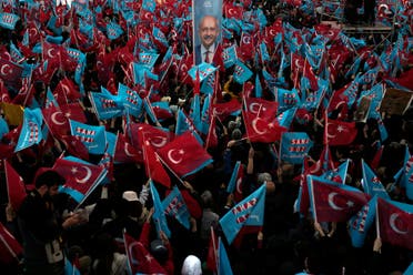 تجمع انتخابي لكليتشدار أوغلو الأسبوع الماضي في اسطنبول