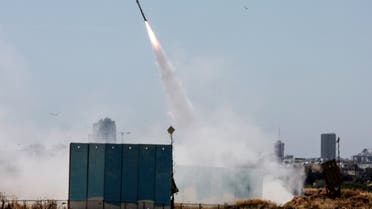 Rockets are fired from Gaza into Israel, in Gaza?May 10, 2023. REUTERS/Mohammed Salem