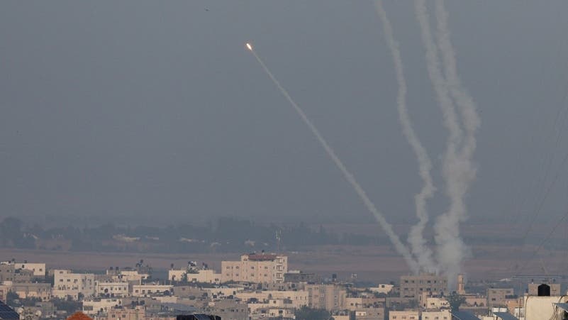 Rockets are fired from Gaza into Israel on May 11, 2023. (Reuters) ‘Technical error’ blamed for Gaza rocket fired at Israel one day after ceasefire