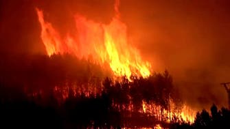 People evacuated as wildfire ravages woods in western Spain