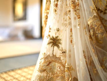 Photos: Rajwa al-Saif dons dress by Saudi designer for pre-wedding ...