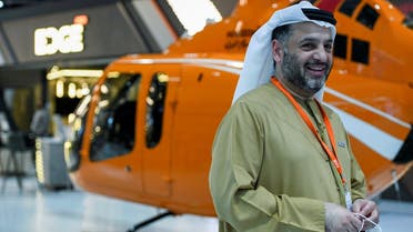 Faisal Al Bannai, EDGE chief Executive is seen during an interview with Reuters in the Inter-national Defence Exhibition, Abu Dhabi, UAE, on February 22, 2021. (Reuters)