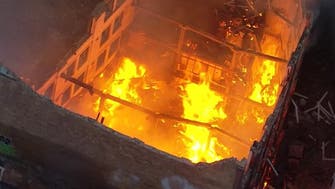 Video: Firefighters contain massive fire in abandoned Sydney hat factory