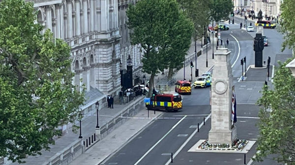 Car Rams into Gates of UK Prime Minister’s Residence in London