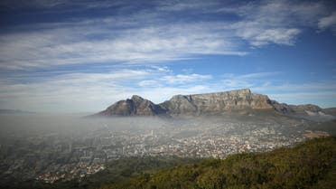 A view of Table Mountain in Cape Town in South Africa. (Reuters)