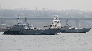 سفن روسية في بحر قزوين (رويترز)