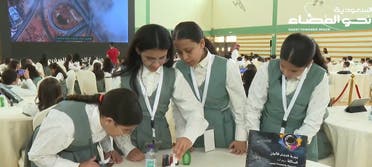 طلاب مدارس السعودية لمشاهدة التجربة من الفضاء