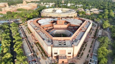 A view of India’s new parliament building in New Delhi, India, on May 27, 2023. (PIB/Reuters)