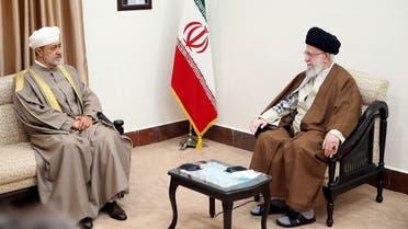 Iran's Supreme Leader Ayatollah Ali Khamenei meets with Oman's Sultan Haitham bin Tariq in Tehran, Iran May 29, 2023. Office of the Iranian Supreme Leader/WANA (West Asia News Agency) via REUTERS ATTENTION EDITORS - THIS IMAGE HAS BEEN SUPPLIED BY A THIRD PARTY. ATTENTION EDITORS - THIS PICTURE WAS PROVIDED BY A THIRD PARTY