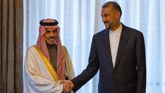 Saudi, Iranian foreign ministers meet, vow to improve ties