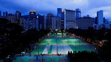  view shows the closed Victoria Park, where the candlelight vigil used to be held, on the 33rd anniversary of the crackdown on pro-democracy demonstrations at Beijing's Tiananmen Square, in Hong Kong, China, June 4, 2022. (Reuters)