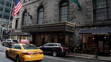 The Roosevelt Hotel is pictured a day after announcing it will close at the end of October due to ongoing losses- Reuters
