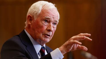 David Johnston, special rapporteur on foreign interference, holds a press conference about his findings and recommendations, in Ottawa, Ontario, Canada May 23, 2023. (Reuters)
