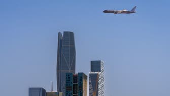 Saudi Arabia’s Riyadh Air takes its first flight over Kingdom’s iconic skyline