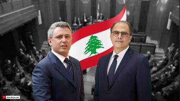 مرشحا الرئاسة اللبنانية جهاد أزعور وسليمان فرنجية 