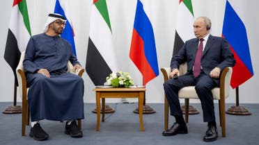UAE President Sheikh Mohamed bin Zayed Al Nahyan held talks with Russia’s President Vladimir Putin during a visit to Saint Petersburg. (WAM)