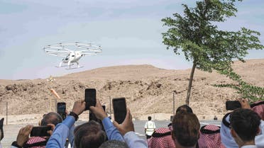 Volocopter eVTOL in Saudi Arabia's NEOM. (Supplied)