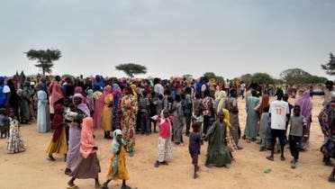 Sudanese people, who fled the violence in their country and newly arrived, wait to be registered at the camp near the border between Sudan and Chad in Adre, Chad April 26, 2023. (File photo Reuters)