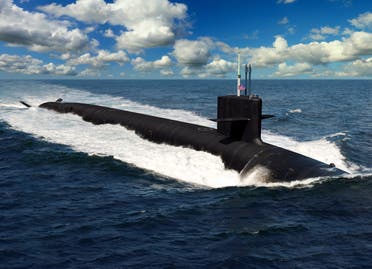 A picture of an American submarine