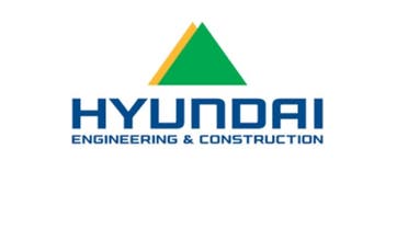 شعار شركة هيونداي للهندسة  والإنشاءات 